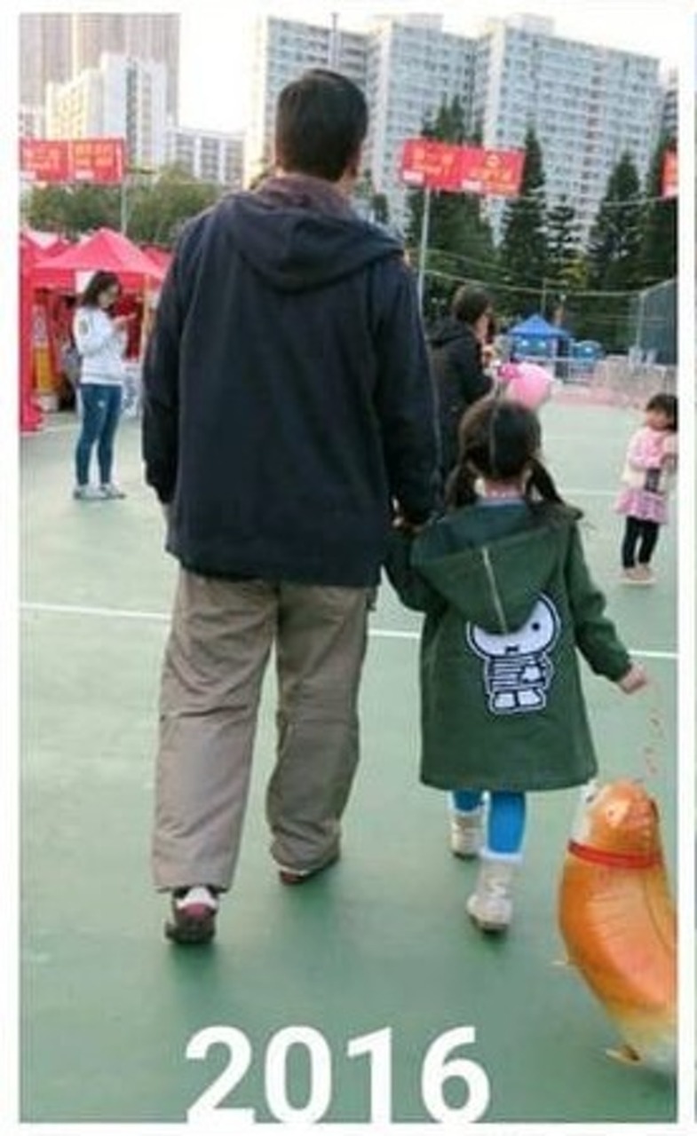 見證她愈長愈高。